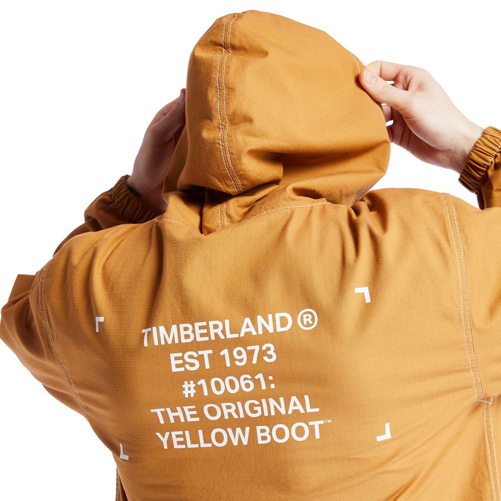 Timberland Mens Sweatshirts Workwear Ripstop Hoodie - Brown - India OZ1246803